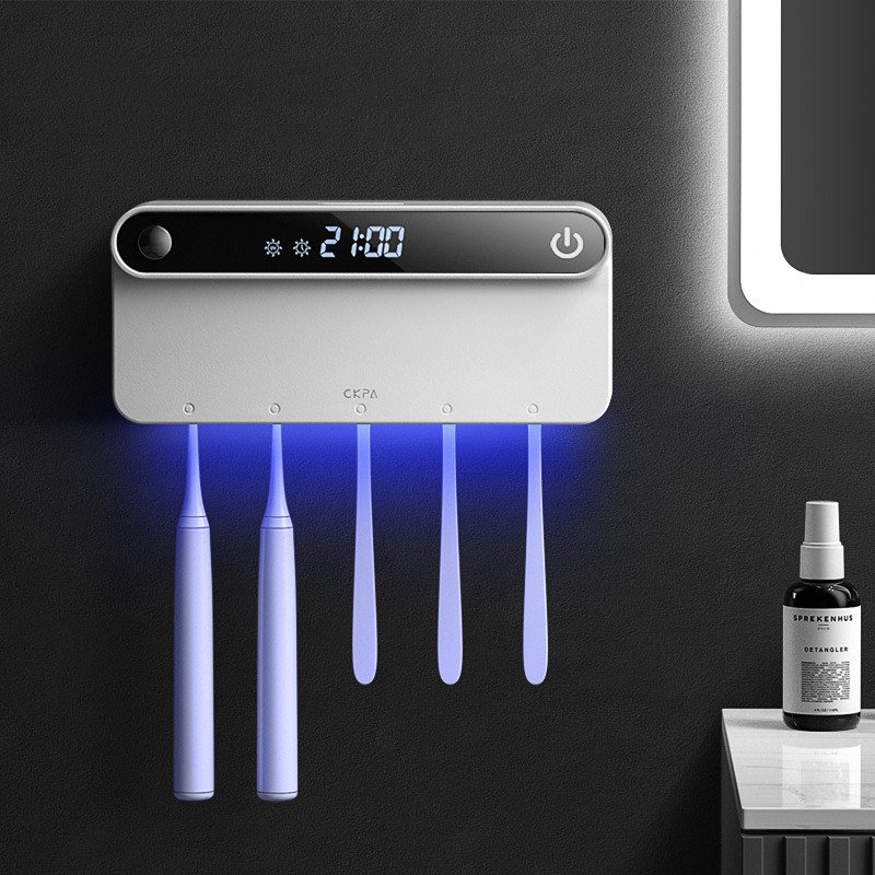 Perforation-free Wall-mounted UV Smart Toothbrush Sterilizer - Image 3